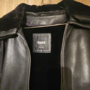 Black Leather Jacket for Lady